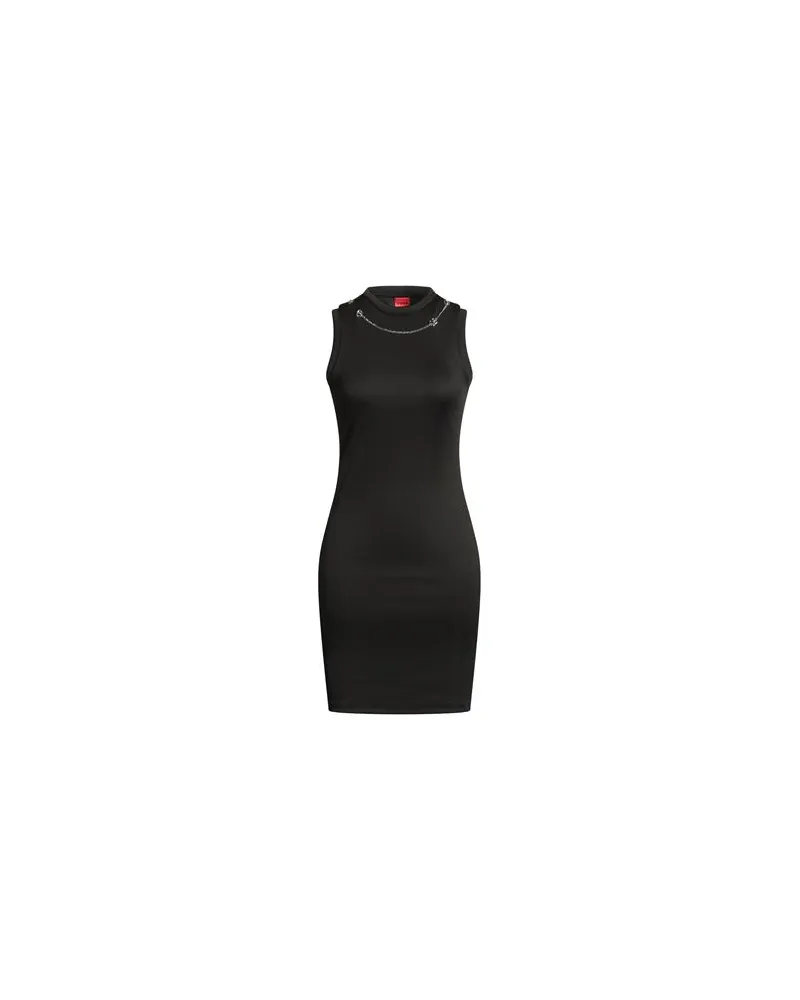HUGO BOSS KLEIDER - Mini-Kleiderauf YOOX.COM Schwarz