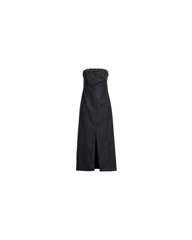 Brunello Cucinelli KLEIDER - Midi-Kleiderauf YOOX.COM Braungrau