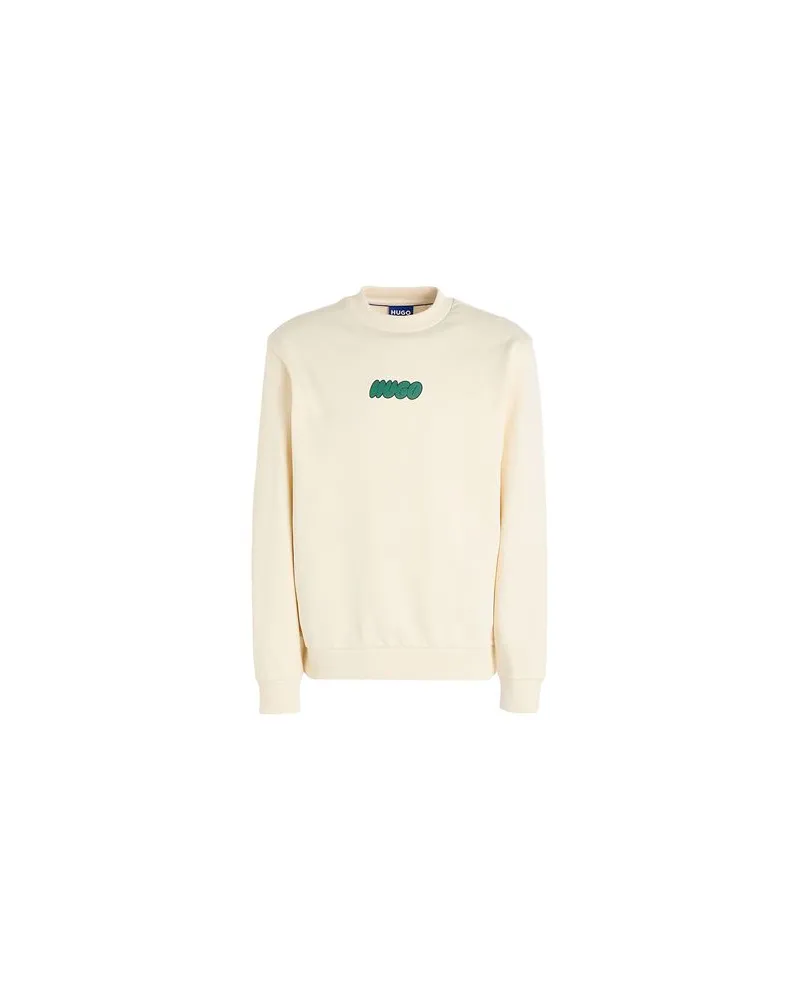 HUGO BOSS TOPS - Sweatshirtsauf YOOX.COM Elfenbein
