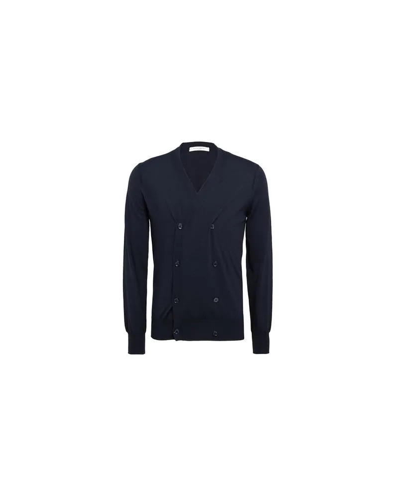 Paolo Pecora Milano STRICKWAREN - Strickjackenauf YOOX.COM Nachtblau