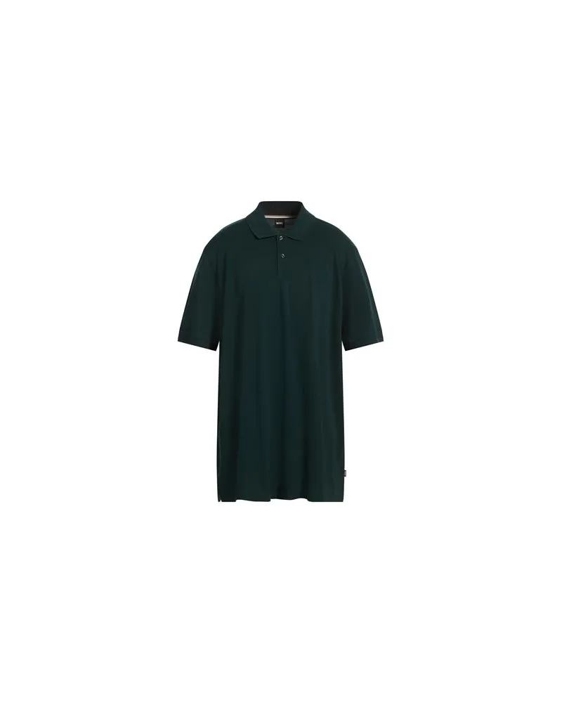 HUGO BOSS TOPS - Poloshirtsauf YOOX.COM Dunkelgrün