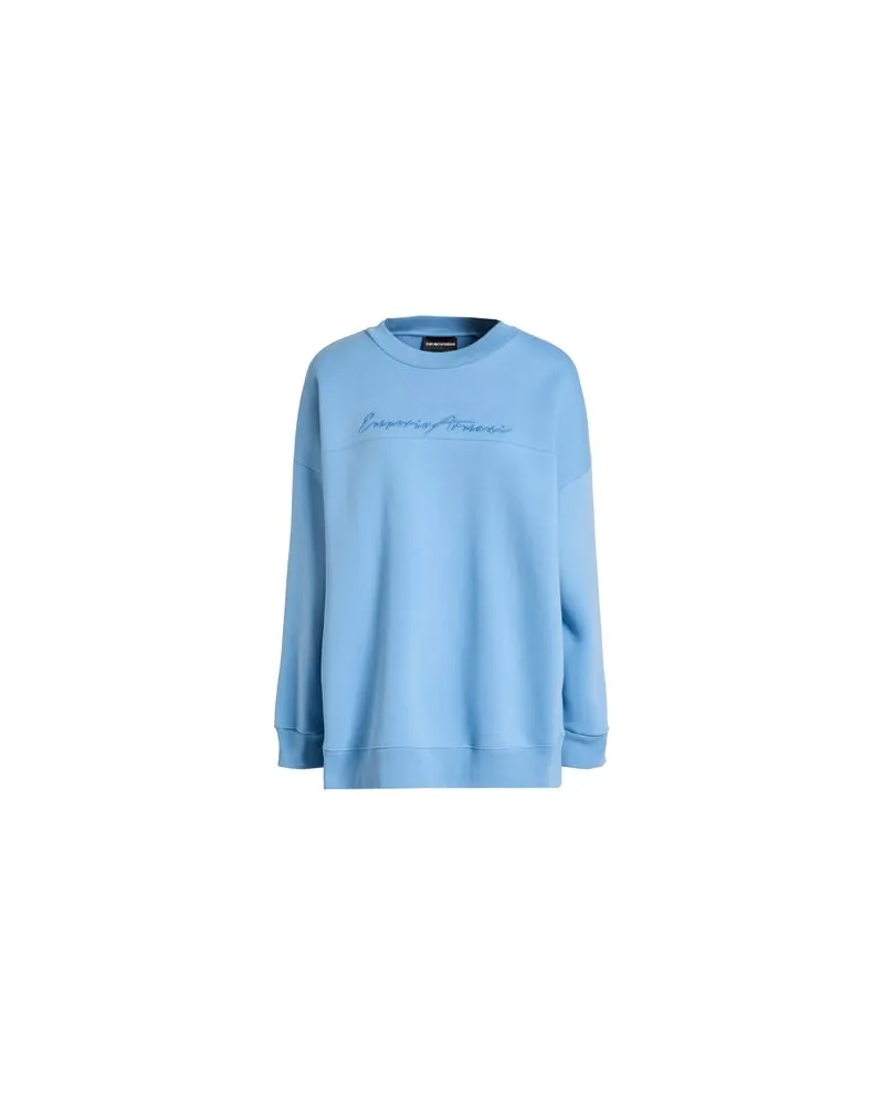Emporio Armani TOPS - Sweatshirtsauf YOOX.COM Hellblau