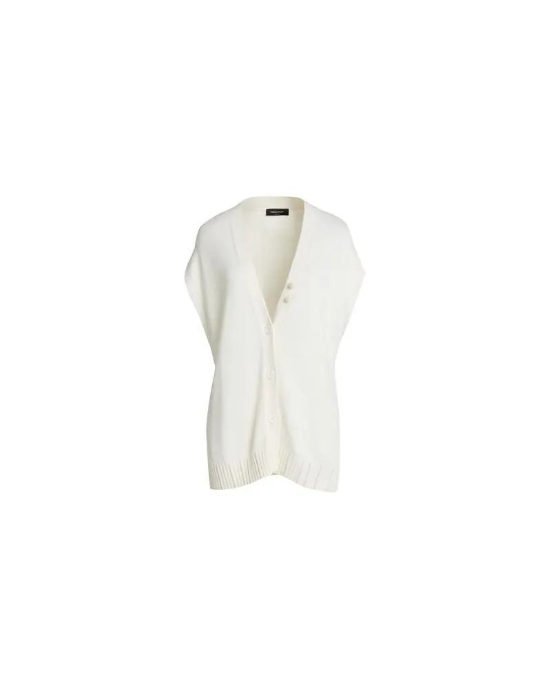 Fabiana Filippi STRICKWAREN - Strickjackenauf YOOX.COM Elfenbein