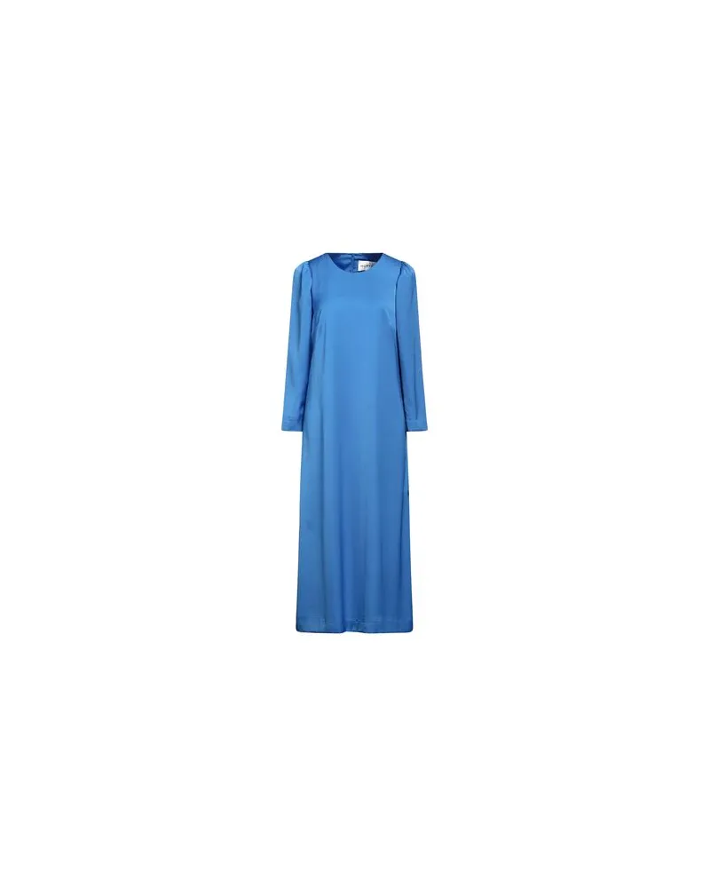 MUNTHE KLEIDER - Midi-Kleiderauf YOOX.COM Azurblau