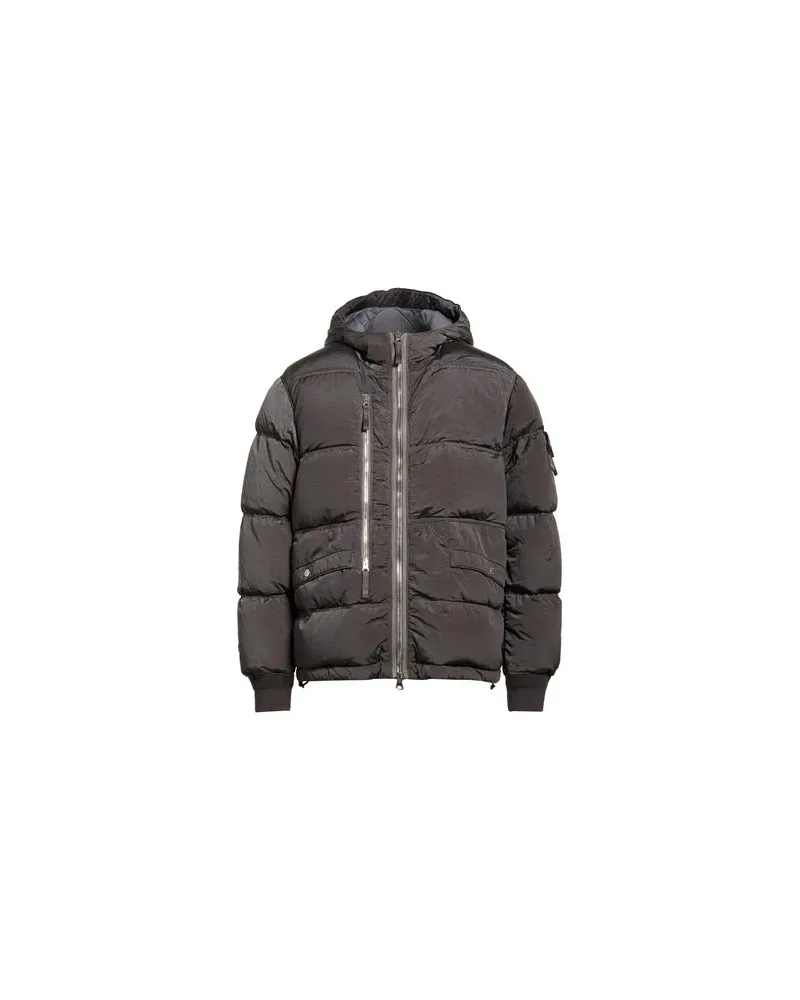 Stone Island JACKEN & MÄNTEL - Pufferjacken & Daunenjackenauf YOOX.COM Grau