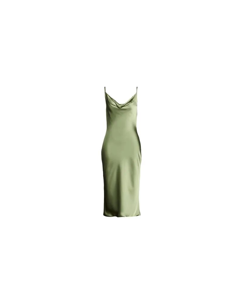 Norma Kamali KLEIDER - Midi-Kleiderauf YOOX.COM Salbeigrün