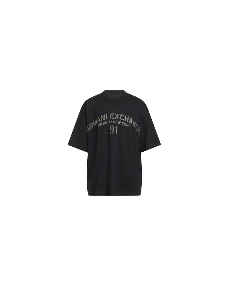 Armani Exchange TOPS - T-shirtsauf YOOX.COM Schwarz
