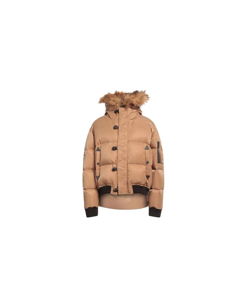 Dsquared2 JACKEN & MÄNTEL - Pufferjacken & Daunenjackenauf YOOX.COM Kamel