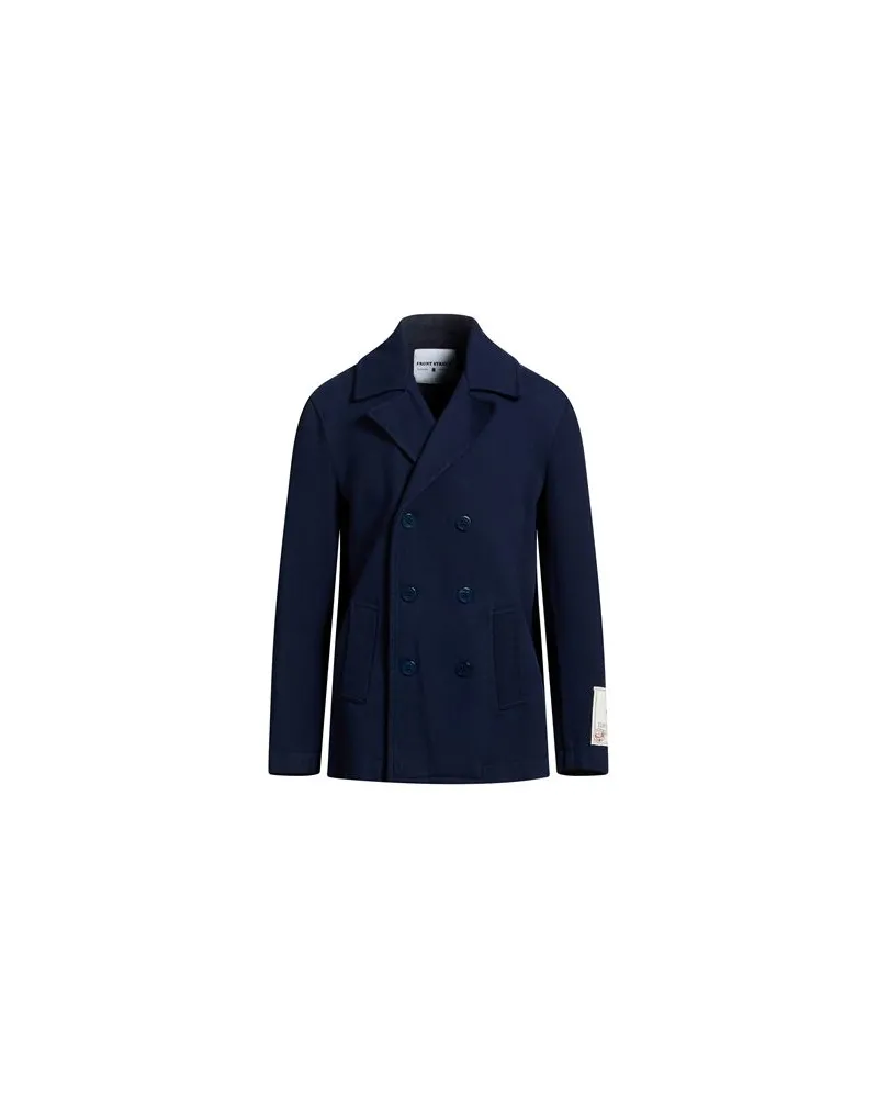Front Street 8 JACKEN & MÄNTEL - Mäntelauf YOOX.COM Marineblau