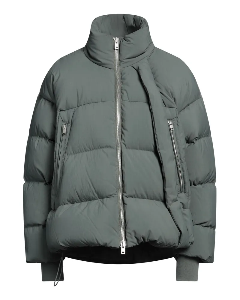 Y-3 Pufferjacke & Daunenjacke Salbeigrün