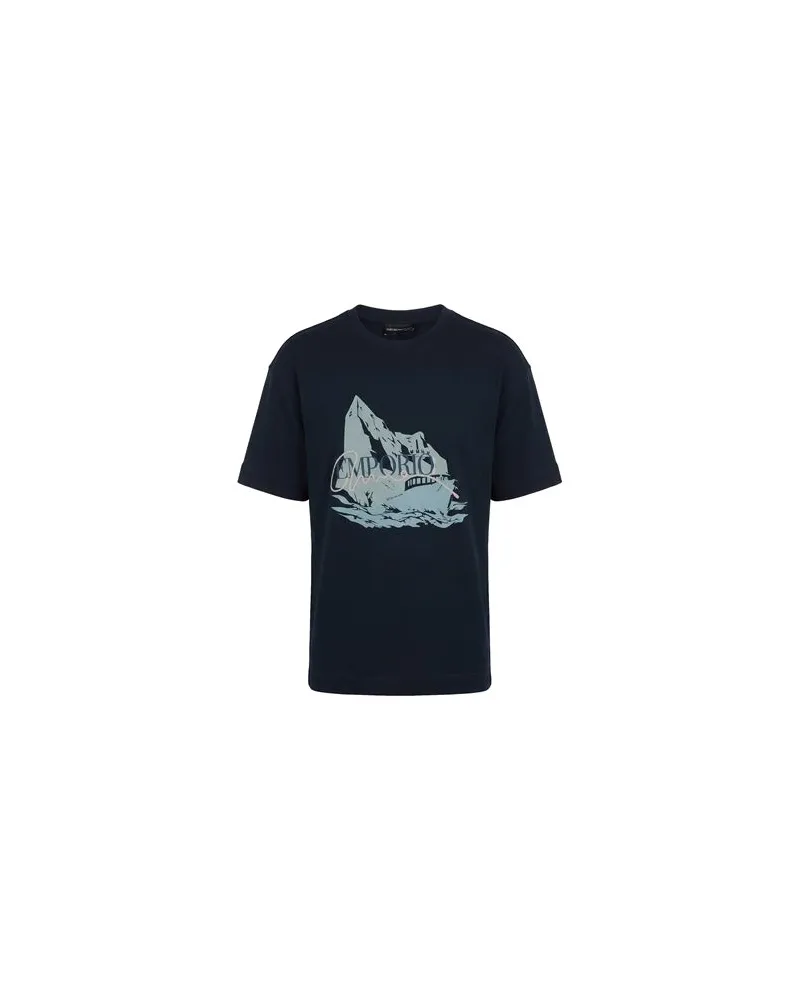 Emporio Armani TOPS - Sweatshirtsauf YOOX.COM Nachtblau