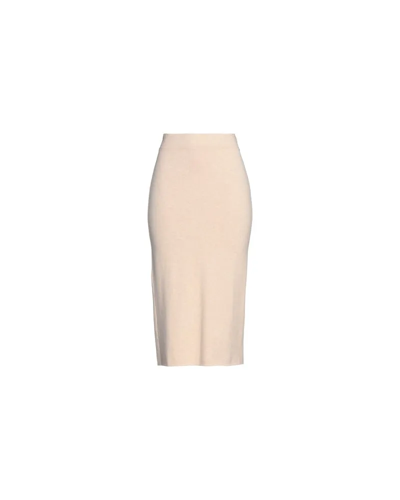 Soallure HOSEN & RÖCKE - Midi-Röckeauf YOOX.COM Beige
