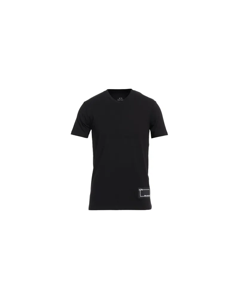 Armani Exchange TOPS - T-shirtsauf YOOX.COM Schwarz