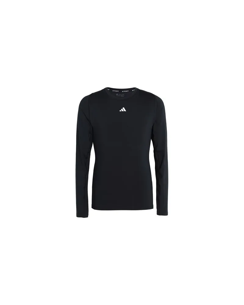 adidas TF LS TEE - TOPS - T-shirtsauf YOOX.COM Schwarz
