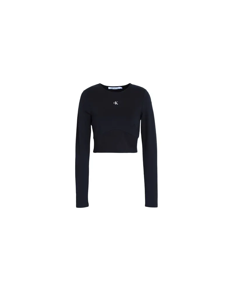 Calvin Klein TOPS - T-shirtsauf YOOX.COM Schwarz