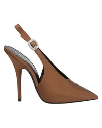 Saint Laurent Pumps Mittelbraun