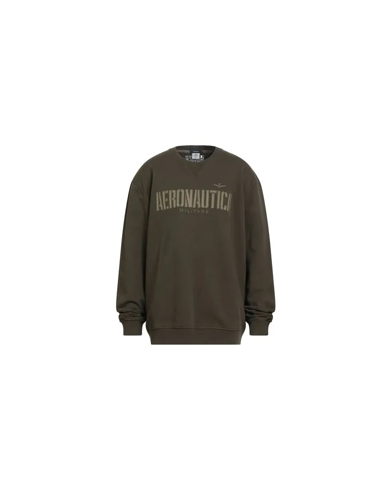 Aeronautica Militare TOPS - Sweatshirtsauf YOOX.COM Militärgrün