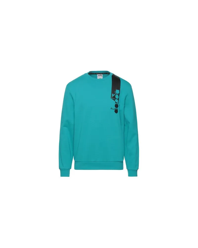 Diadora TOPS - Sweatshirtsauf YOOX.COM Tūrkis