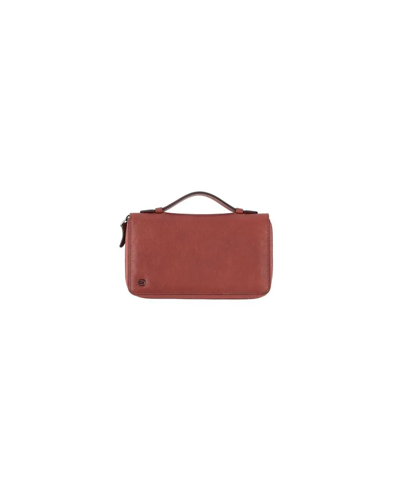 Piquadro Kleinlederwaren - Dokumentenetuisauf YOOX.COM Braun