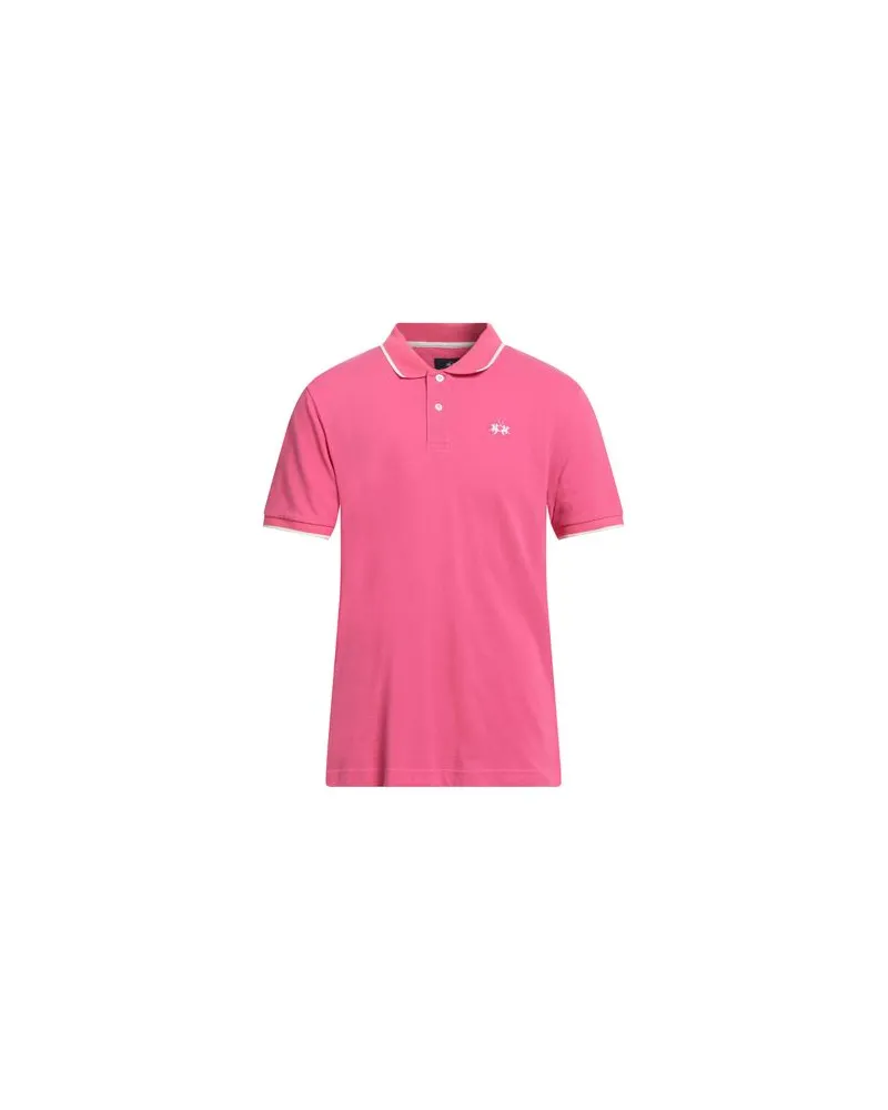 La Martina TOPS - Poloshirtsauf YOOX.COM Fuchsia