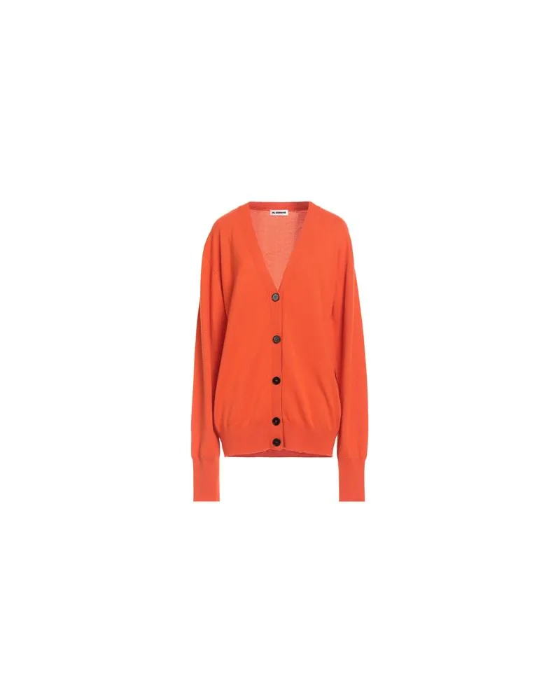 Jil Sander STRICKWAREN - Strickjackenauf YOOX.COM Orange