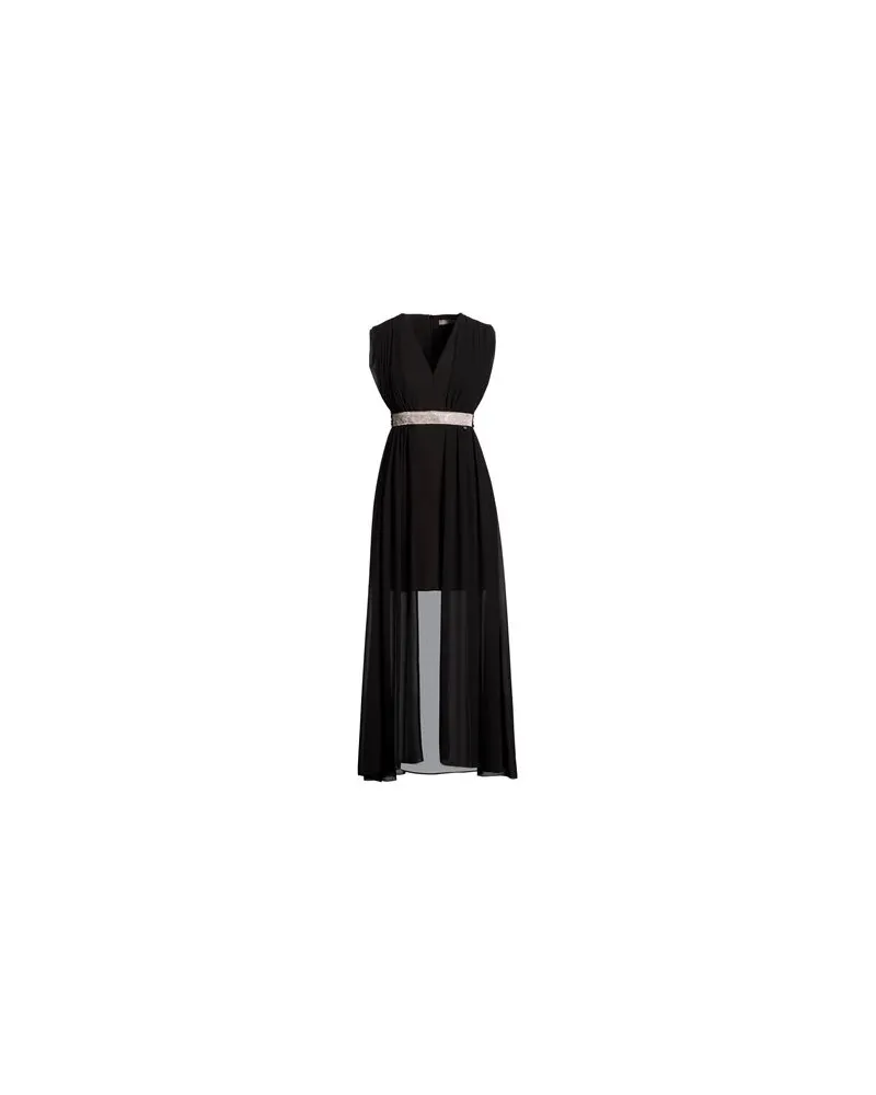 Rinascimento KLEIDER - Maxi-Kleiderauf YOOX.COM Schwarz