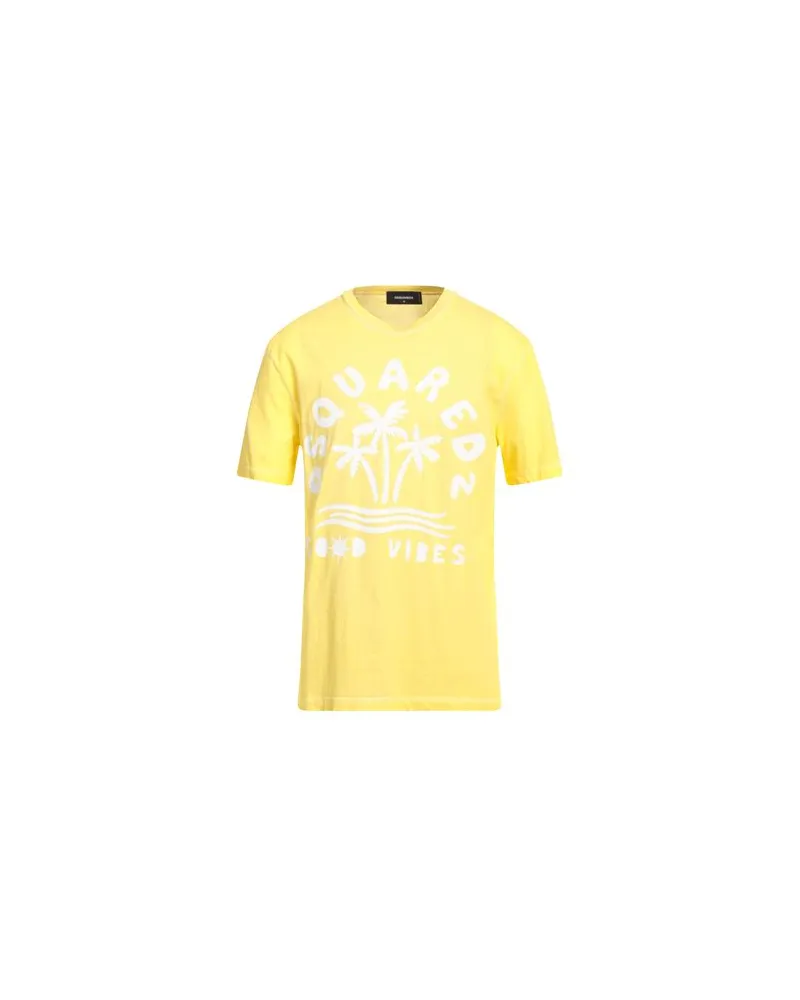 Dsquared2 TOPS - T-shirtsauf YOOX.COM Gelb