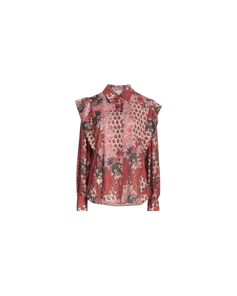 Gaëlle Bonheur TOPS - Hemdenauf YOOX.COM Ziegelrot