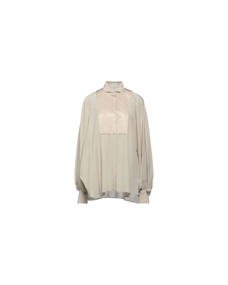 Brunello Cucinelli TOPS - Hemdenauf YOOX.COM Beige