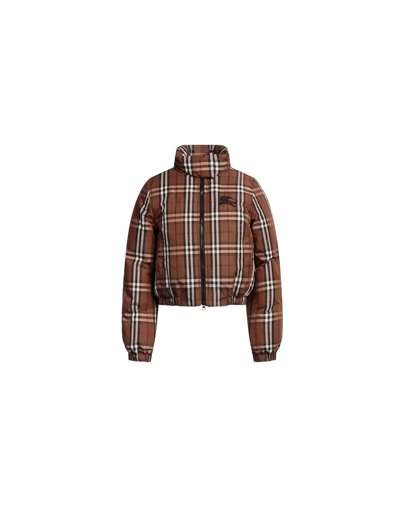 Burberry JACKEN & MÄNTEL - Pufferjacken & Daunenjackenauf YOOX.COM Braun