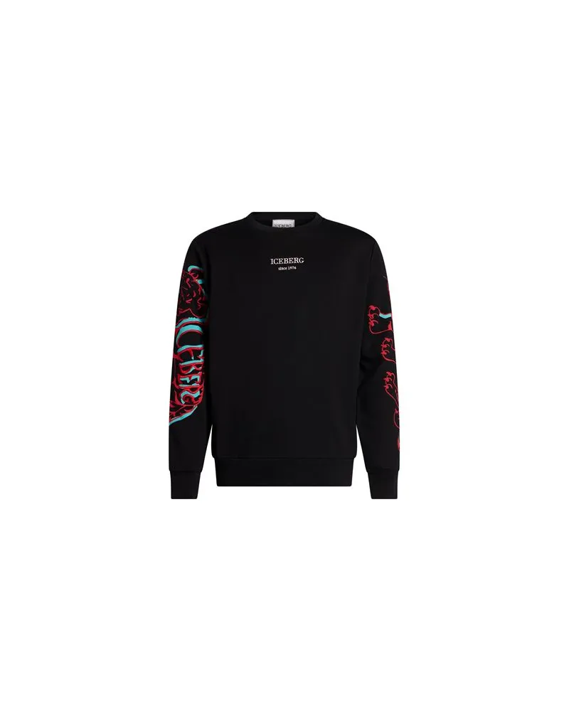 Iceberg TOPS - Sweatshirtsauf YOOX.COM Schwarz