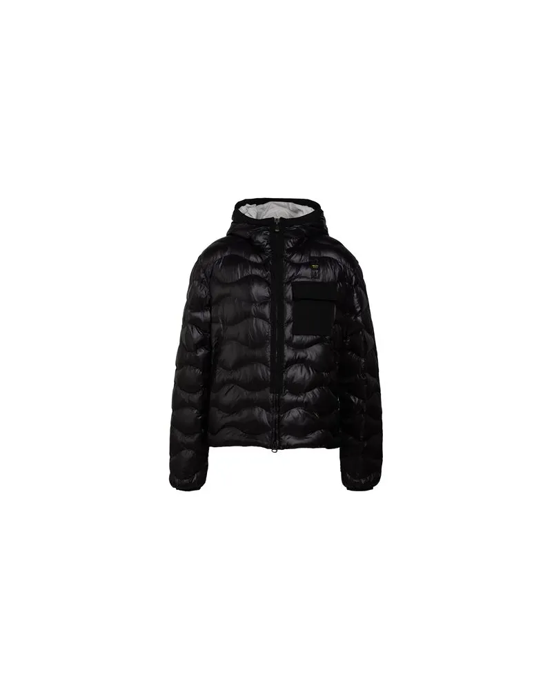 Blauer JACKEN & MÄNTEL - Pufferjacken & Daunenjackenauf YOOX.COM Schwarz