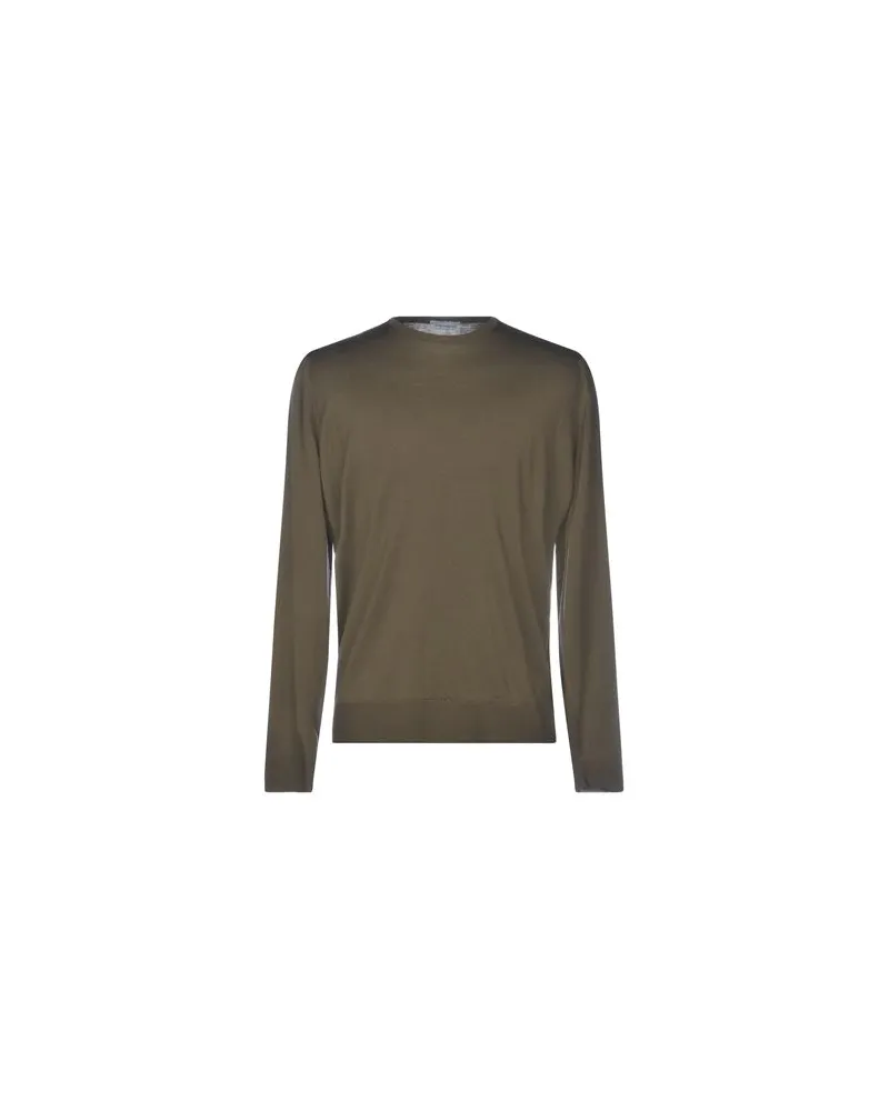 John Smedley STRICKWAREN - Pulloverauf YOOX.COM Militärgrün