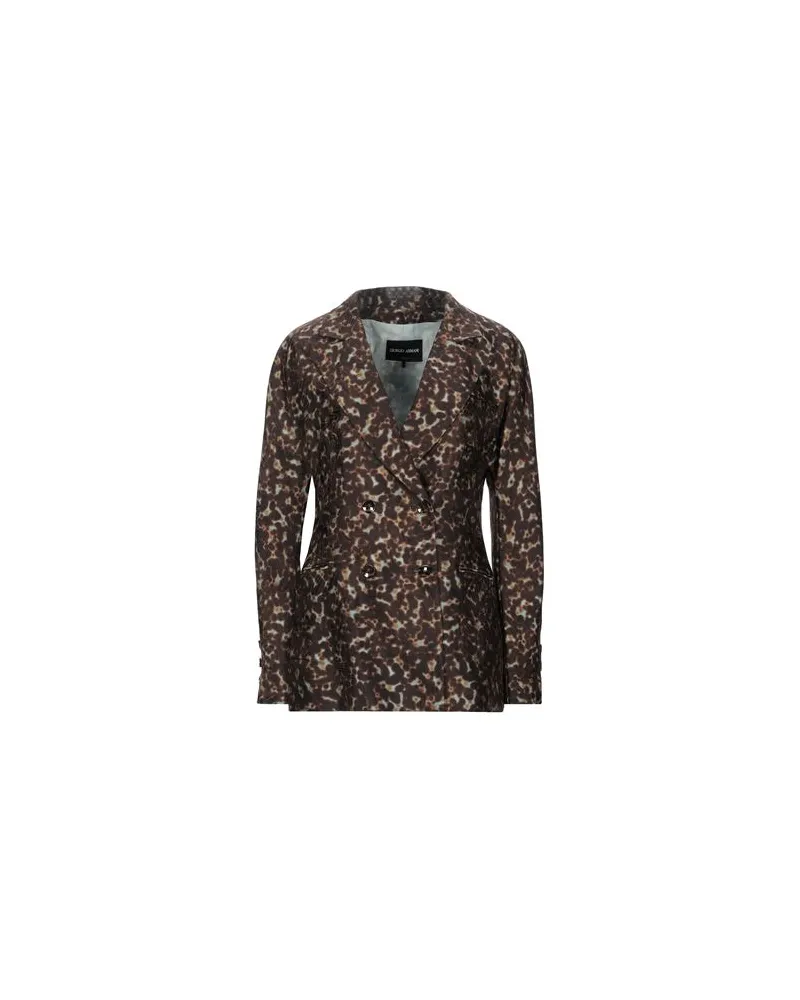 Giorgio Armani ANZÜGE und CO-ORDS - Blazersauf YOOX.COM Dunkelbraun