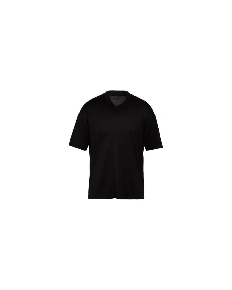 Emporio Armani TOPS - T-shirtsauf YOOX.COM Schwarz