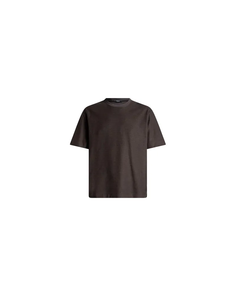 Theory TOPS - T-shirtsauf YOOX.COM Dunkelbraun