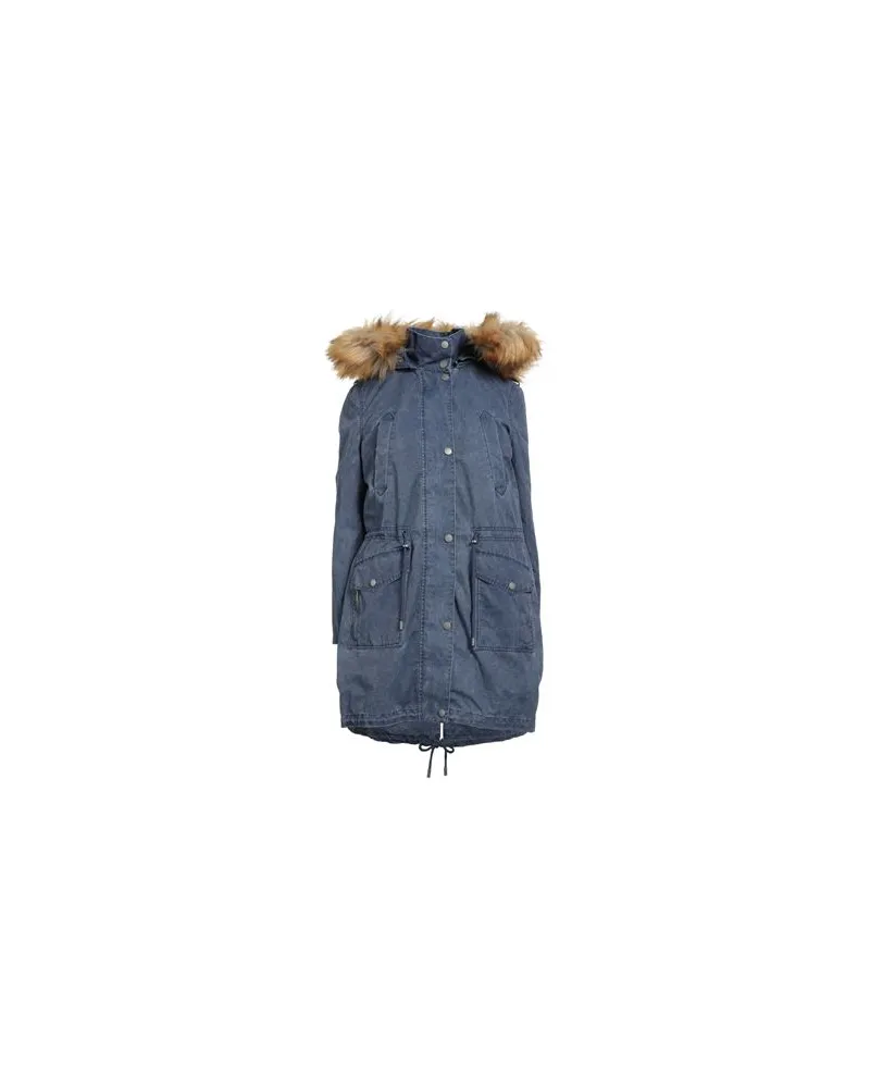 Guess JACKEN & MÄNTEL - Mäntelauf YOOX.COM Nachtblau
