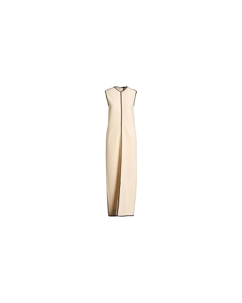 Jil Sander KLEIDER - Maxi-Kleiderauf YOOX.COM Elfenbein