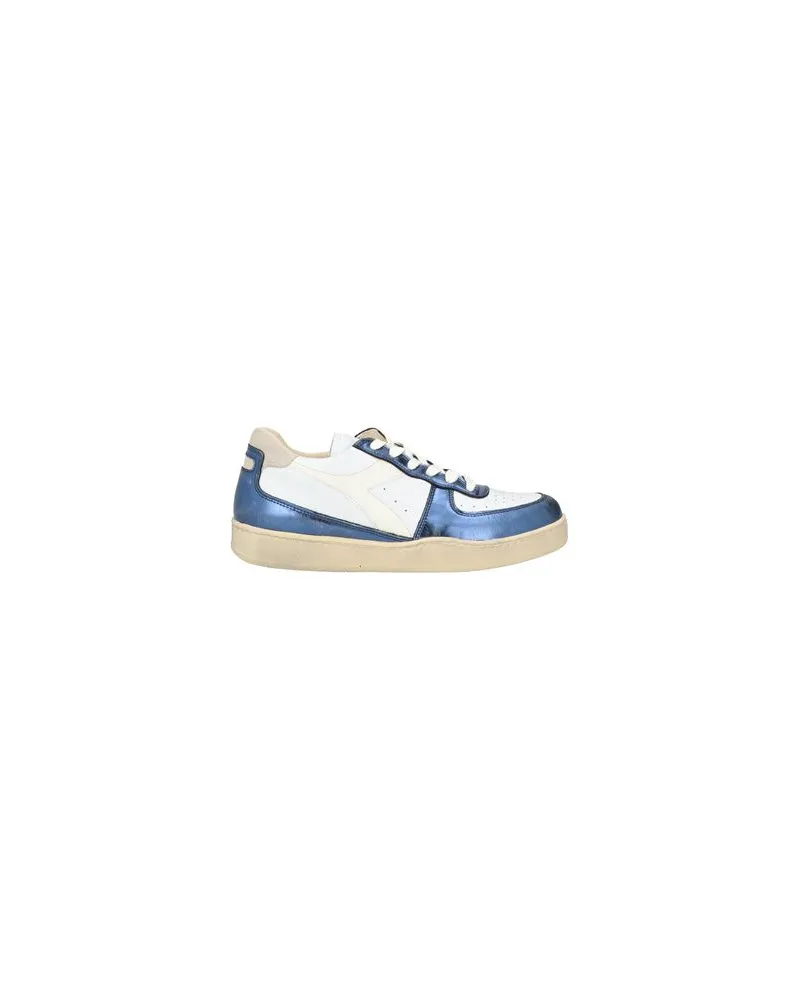 Diadora MI BASKET LOW METALLIC DIRTY  - SCHUHE - Sneakersauf YOOX.COM Blau