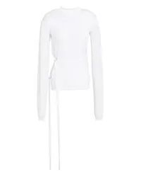 Ann Demeulemeester Pullover Weiß