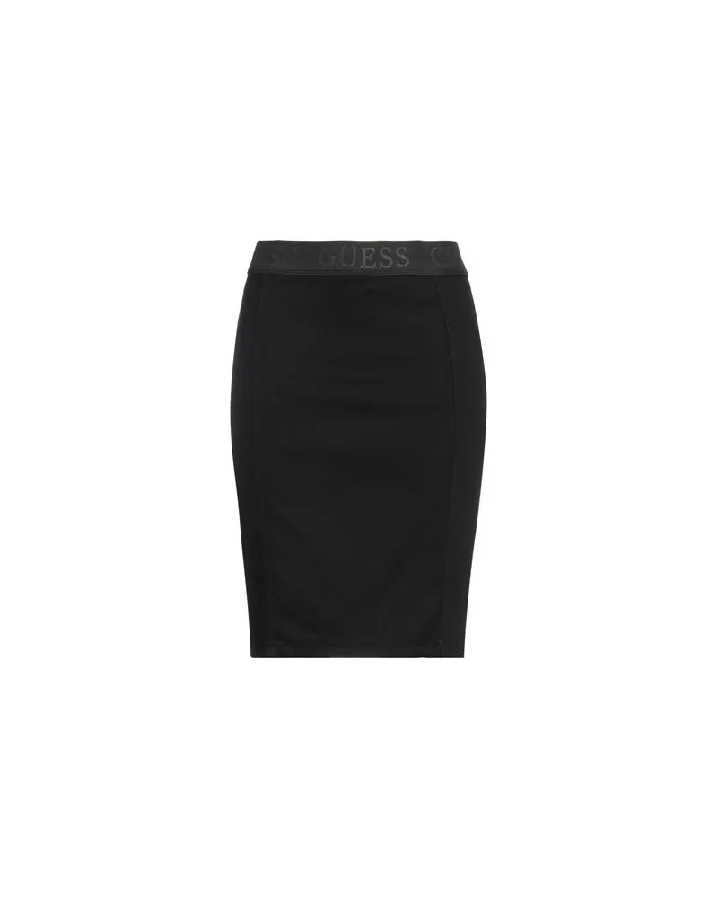Guess HOSEN & RÖCKE - Jeansröckeauf YOOX.COM Schwarz