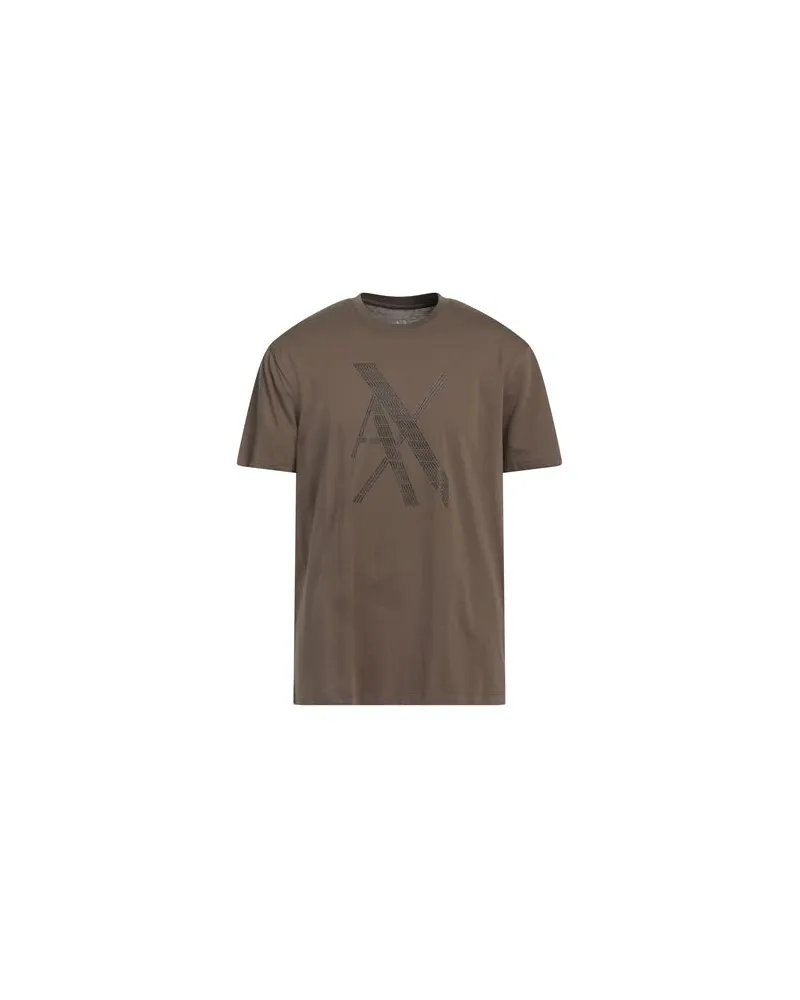 Armani Exchange TOPS - T-shirtsauf YOOX.COM Militärgrün