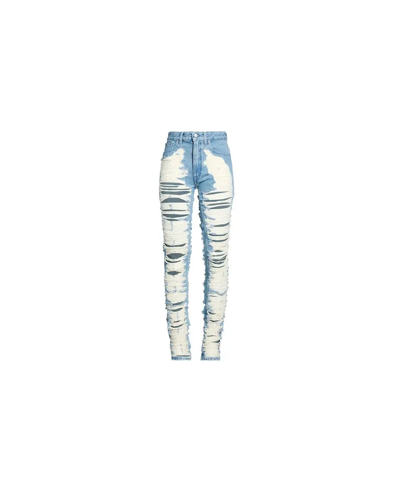 Maison Margiela HOSEN & RÖCKE - Jeanshosenauf YOOX.COM Blau