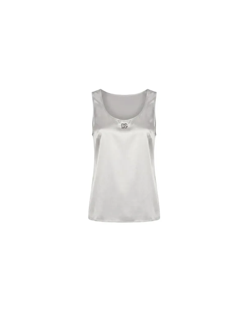 Dolce & Gabbana TOPS - Topsauf YOOX.COM Hellgrau