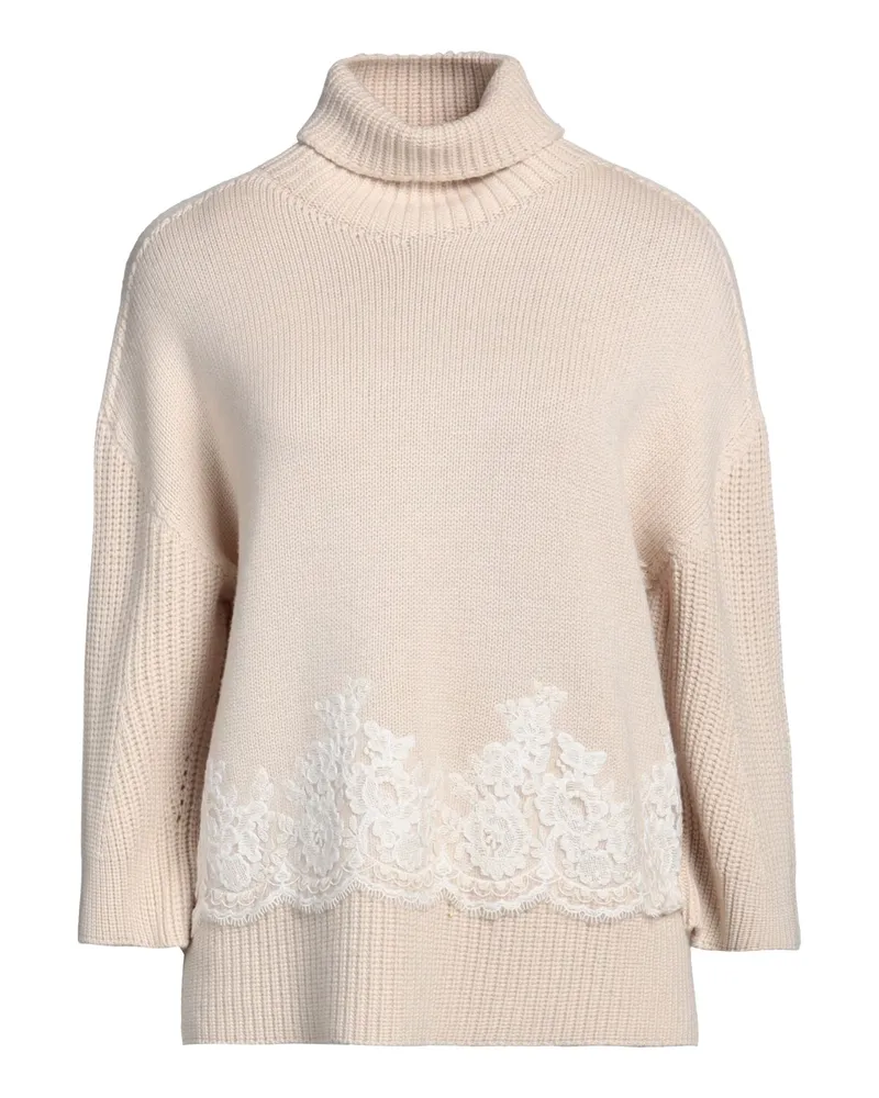 Ermanno Scervino Rollkragenpullover Cremeweiß