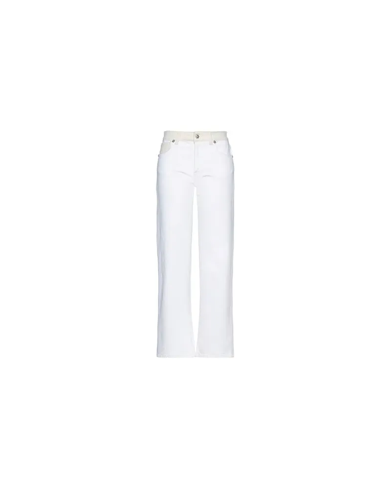 Dondup HOSEN & RÖCKE - Jeanshosenauf YOOX.COM Elfenbein