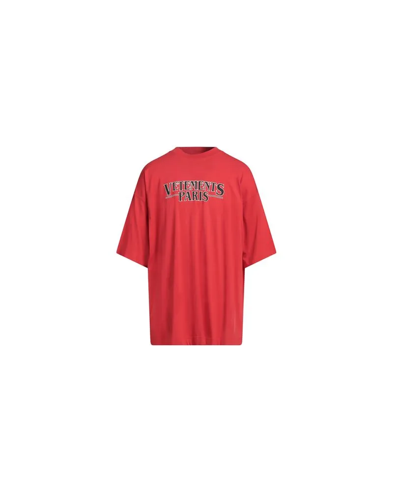 VETEMENTS TOPS - T-shirtsauf YOOX.COM Tomatenrot