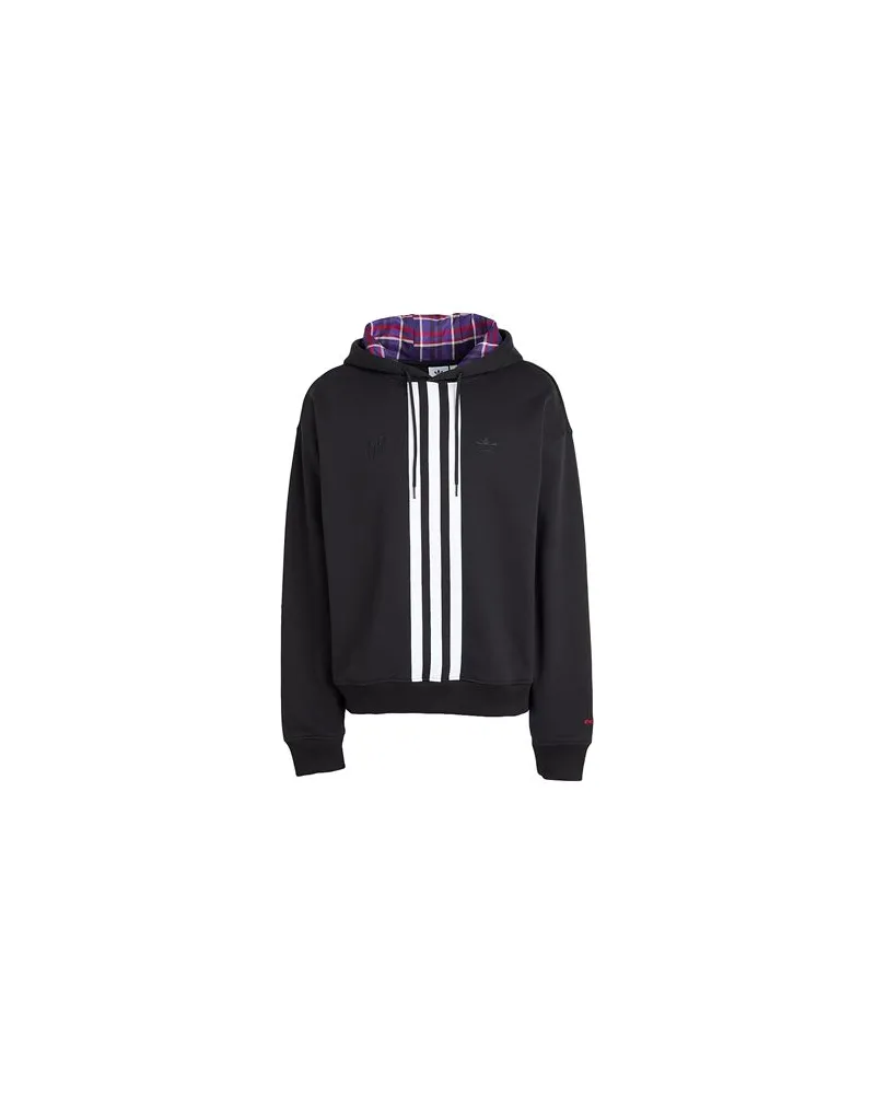 adidas KORN HOODIE  - TOPS - Sweatshirtsauf YOOX.COM Schwarz