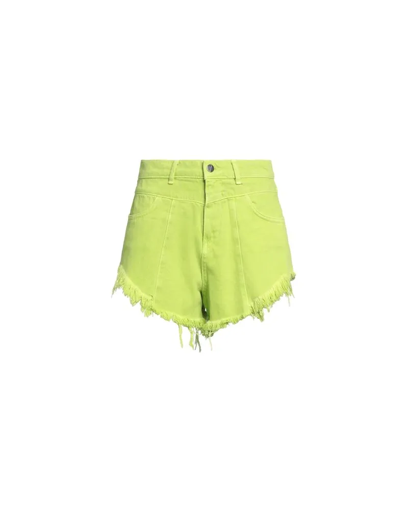 HINNOMINATE HOSEN & RÖCKE - Jeansshortsauf YOOX.COM Grün