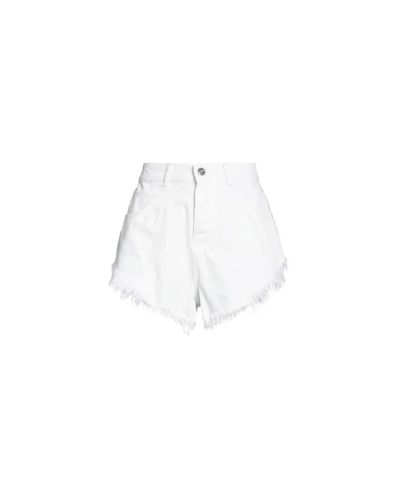 HINNOMINATE HOSEN & RÖCKE - Jeansshortsauf YOOX.COM Weiß